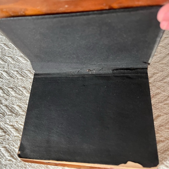 Wood Cover New Popular Webster’s Dictionary VINTAGE - Picture 3 of 9